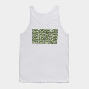 Magical Watercolor Green Dragon Scale Pattern Tank Top